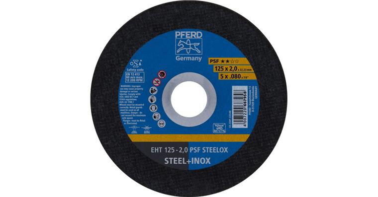1001440692 Trennscheibe PSF STEELOX gerade EHT 125x2,0x22,23 mm