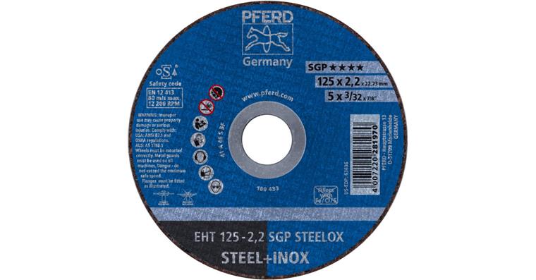 1001429087 Trennscheibe SGP STEELOX gerade EHT 125x2,2x22,23 mm