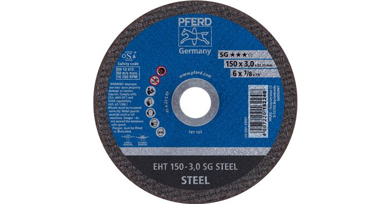 1001429058 Trennscheibe SG STEEL gerade EHT 150x3,0x22,23 mm