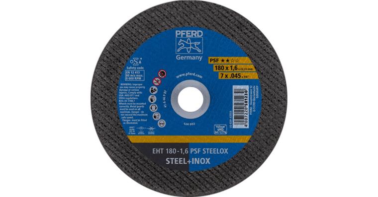 Trennscheibe PSF STEELOX gerade EHT 180x1,6x22,23 mm