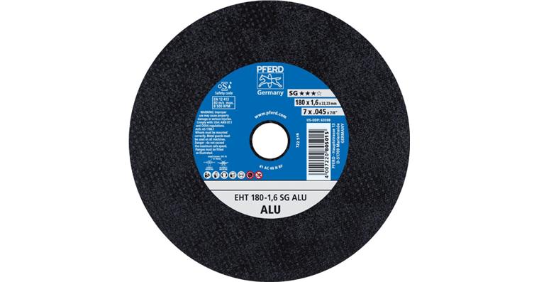 1001436734 Trennscheibe SG ALU gerade EHT 180x1,6x22,23 mm