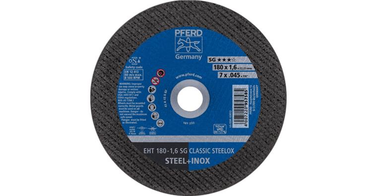 1001440545 Trennscheibe SG CLASSIC STEELOX gerade EHT 180x1,6x22,23 mm