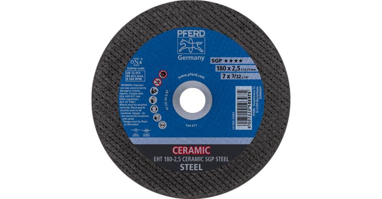1001440535 Trennscheibe SGP STEEL gerade EHT 180x2,5x22,23 mm
