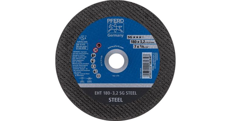 1001429068 Trennscheibe SG STEEL gerade EHT 180x3,2x22,23 mm