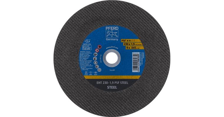 1044806114 Free-hand cutting disc, straight, universal line PSF STEEL grit 46 230x1.9 mm