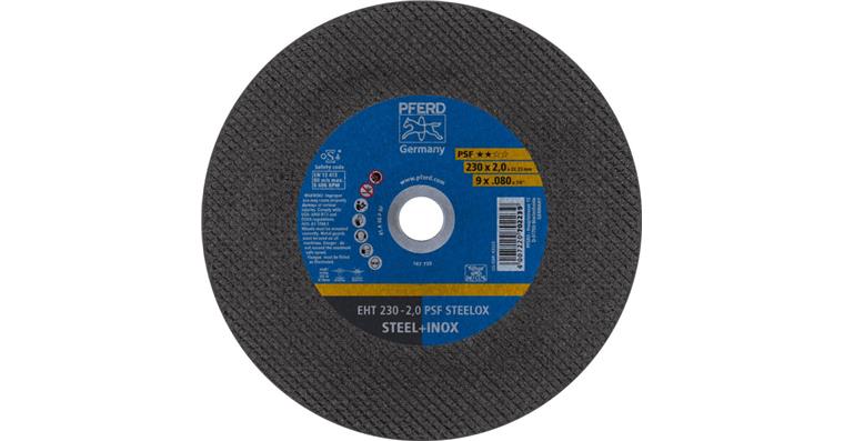 1001440722 Trennscheibe PSF STEELOX gerade EHT 230x2,0x22,23 mm