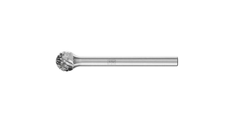 1044258104 HM-Frässtift Kugelform (KUD) Schaft-Ø 3 mm Zahnung 4 Kopf-Øxlänge 6x5 mm