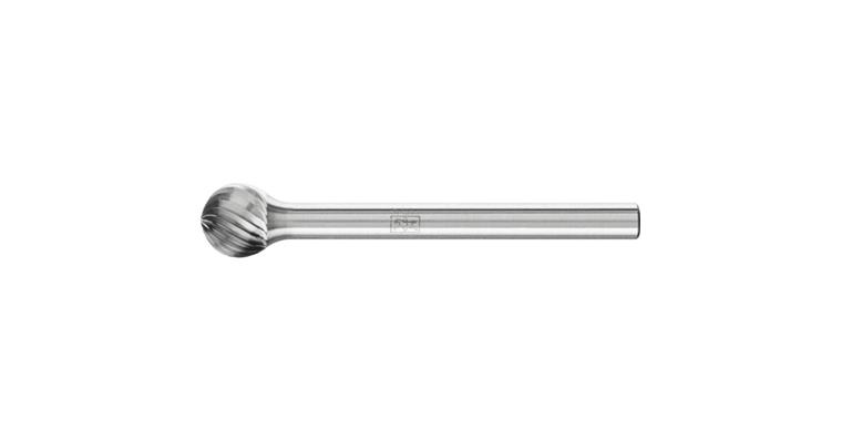1044259104 HM-Frässtift Kugelform (KUD) Schaft-Ø 3 mm Zahnung 5 Kopf-Øxlänge 6x5 mm