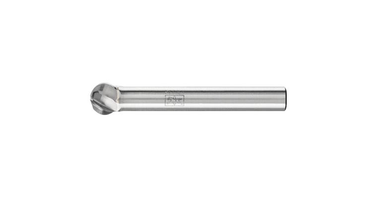 1044262106 HM-Frässtift Kugelform (KUD) Schaft-Ø 6 mm Zahnung ALU Kopf-Øxlänge 8x7 mm