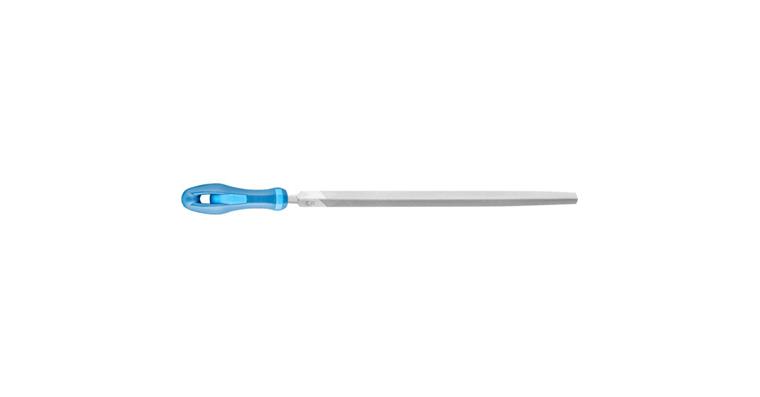 Werkstattfeile mit Heft Dreikant 250mm Hieb 2 univer. Schruppen / Schlichten