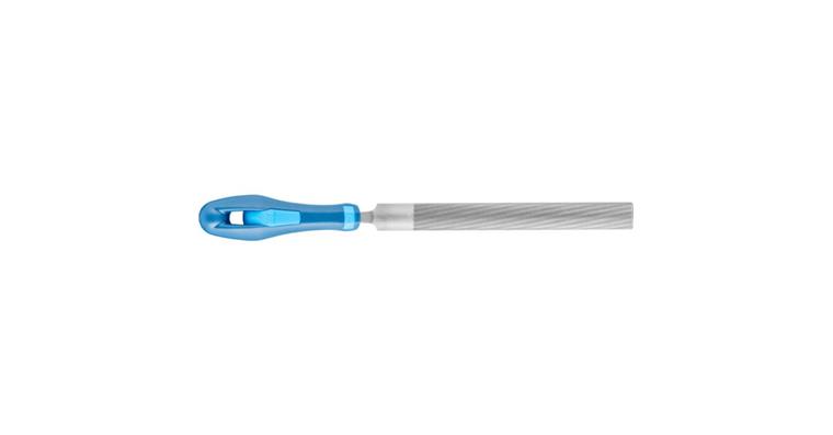 Werkstattfeile mit Heft Halbrund 150mm Hieb 2 univer. Schruppen / Schlichten