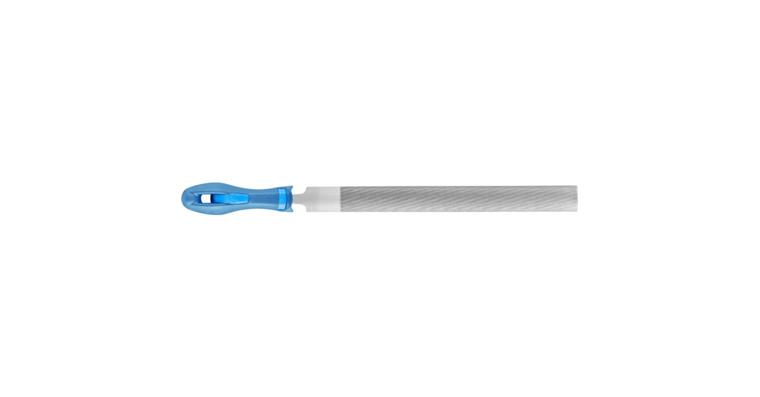 Werkstattfeile mit Heft Halbrund 250mm Hieb 3 Feinbearbeitung / Schlichten