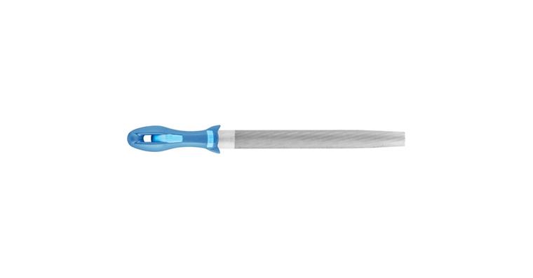 Werkstattfeile mit Heft Halbrund-Spitz 300mm Hieb 1 grobe Zerspanung / Schruppen