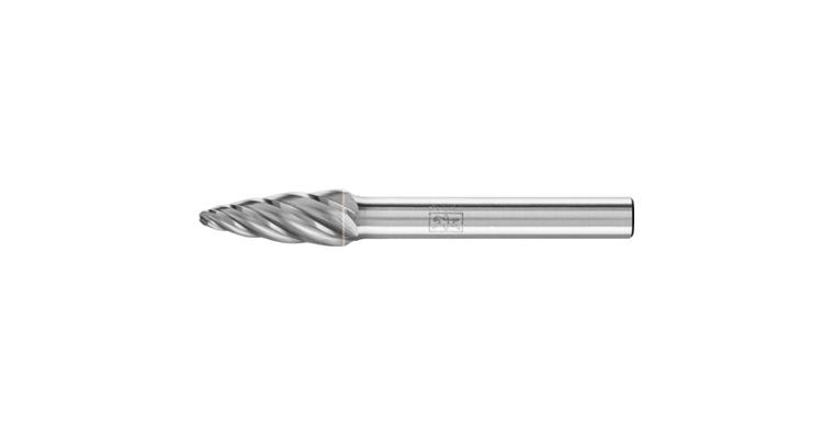 1044267207 HM-Frässtift Rundbogenform (RBF) Schaft-Ø 6 mm Zahnung ALU Kopf-Øxlänge 8x20