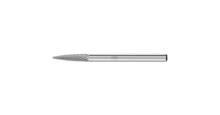 1044270102 TC bur ogival (SPG), shank dia. 3 mm, serration 5, head dia.xlength 3x13