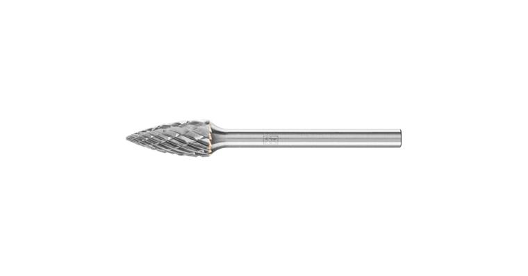 1044268103 HM-Frässtift Spitzbogenform (SPG) Schaft-Ø 3 Zahnung 3 plus Kopf-Øxlänge 6x13
