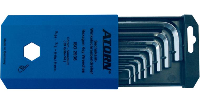 ATORN hex screwdriver 8 pcs 5/64-3/8 inch