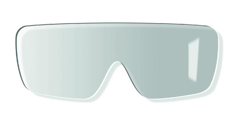 Spare lens clear for full-vision goggles uvex ultravision art. no. 1093009 060